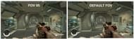 FOV difference with mod (Image via Sportskeeda)